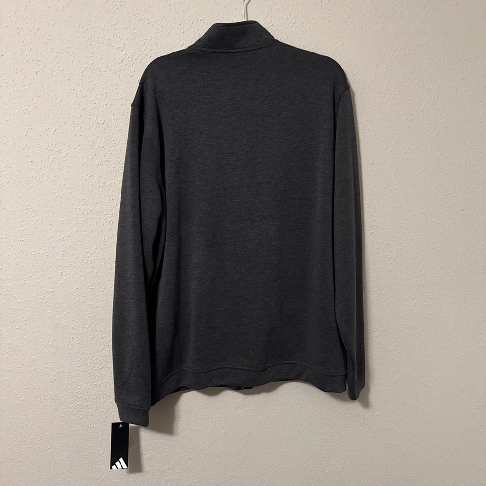 Adidas Elevated Jacket XL Grey Mens New With Tags - Picture 5 of 5